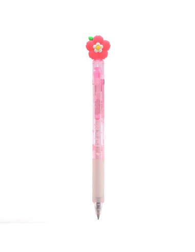 Stylo Gel Effaçable Chaton et Fleurs de Cerisier