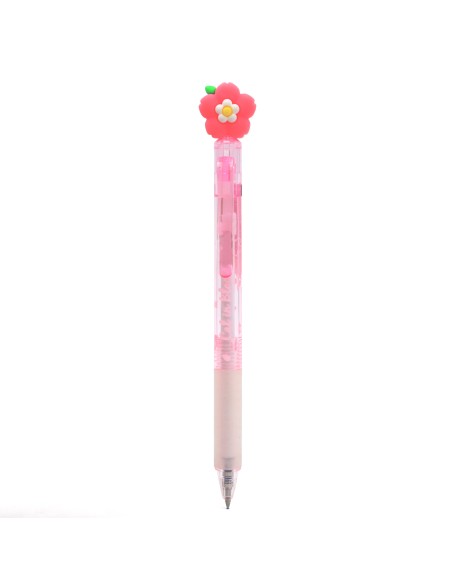 Stylo Gel Effaçable Chaton et Fleurs de Cerisier
