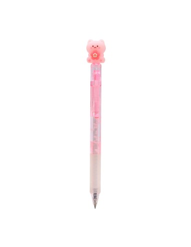 Stylo Gel Effaçable Chaton et Fleurs de Cerisier
