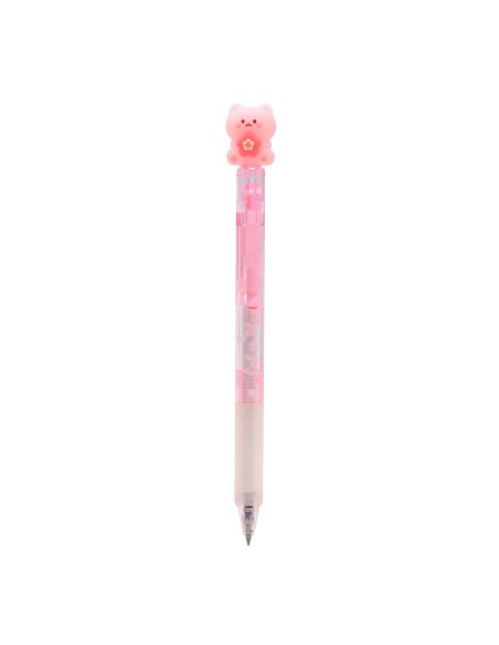 Stylo Gel Effaçable Chaton et Fleurs de Cerisier