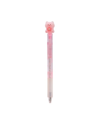Stylo Gel Effaçable Chaton et Fleurs de Cerisier