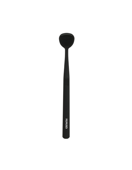 Brosse à Dents et Gratte-Langue (Noir）