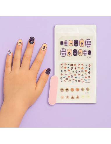 Faux-Ongles Halloween pour Enfants