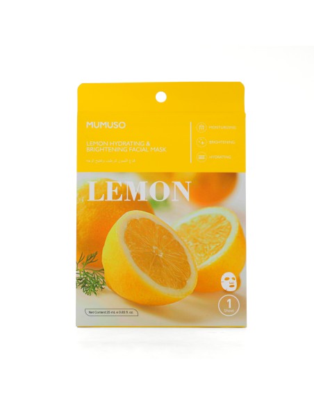 Masque Hydratant et Éclaircissant au Citron