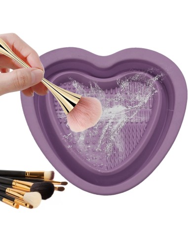 Bol de Nettoyage en Silicone pour Pinceaux