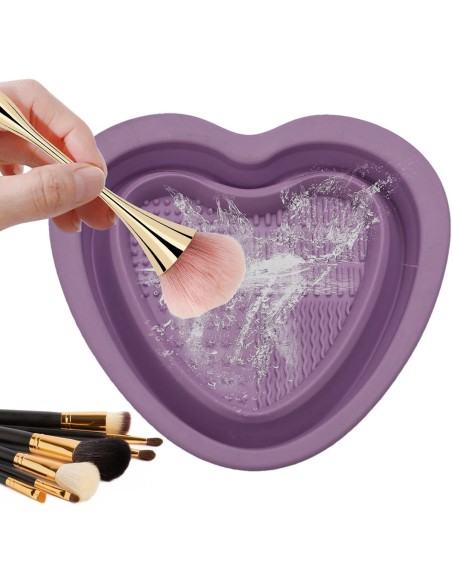 Bol de Nettoyage en Silicone pour Pinceaux