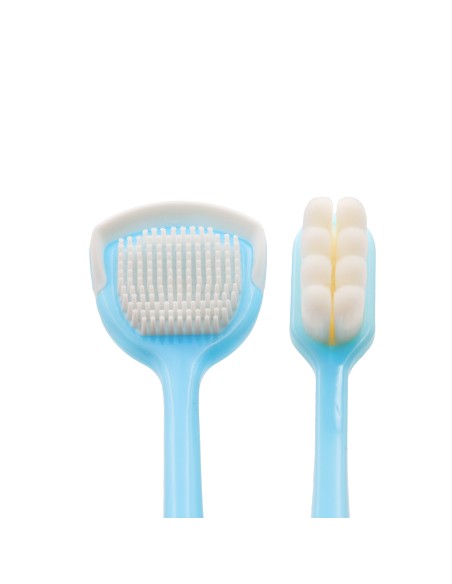 Set Brosse à Dents et Gratte-Langue Bleu