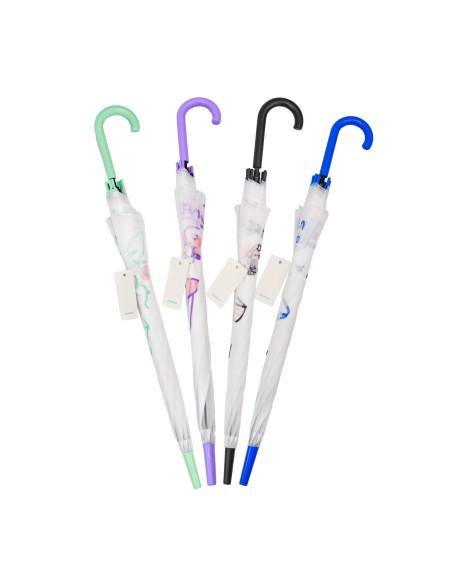 Parapluie Canne Poignée J Motif "Cute Animal"