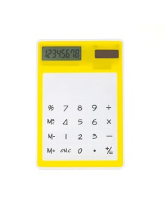 Calculatrice Transparente Jaune