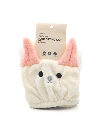 Bonnet de Séchage avec Noeud Papillon Oreilles...