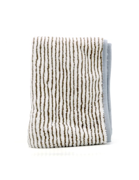 Serviettes de Séchage Antibactérienne pour Cheveux - Rayée