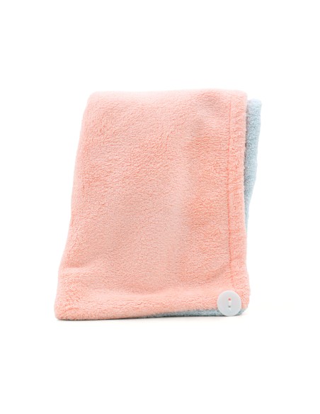Serviette de Séchage Velours Côtelé (Rose et Bleu)