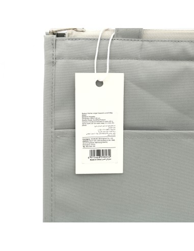 Sac à Déjeuner de Grande Capacité (Gris)