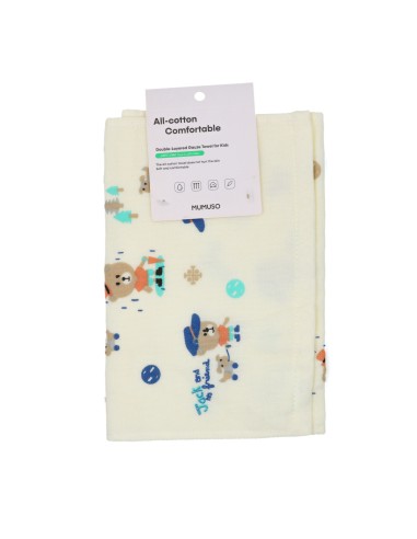 Serviette en Gaze Double Épaisseur pour Enfants...