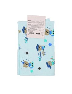 Serviette en Gaze Double Épaisseur pour Enfants (Bleu)