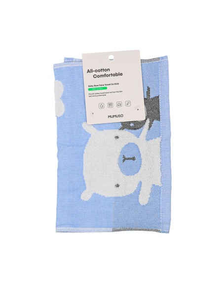 Serviette Visage Enfant Baby Bear - Bleue