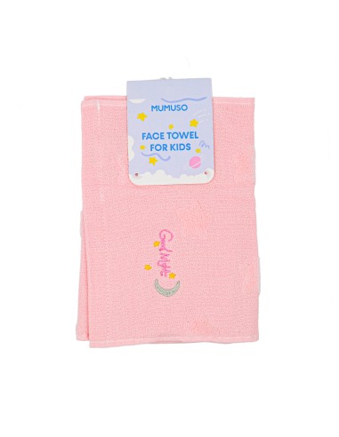 Serviette Visage Enfant Starry Night - Rose