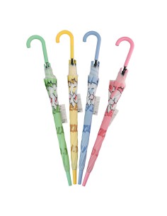 Parapluie Canne Poignée J Motif Cute Dog