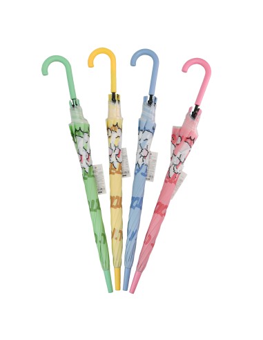 Parapluie Canne Poignée J Motif Cute Dog