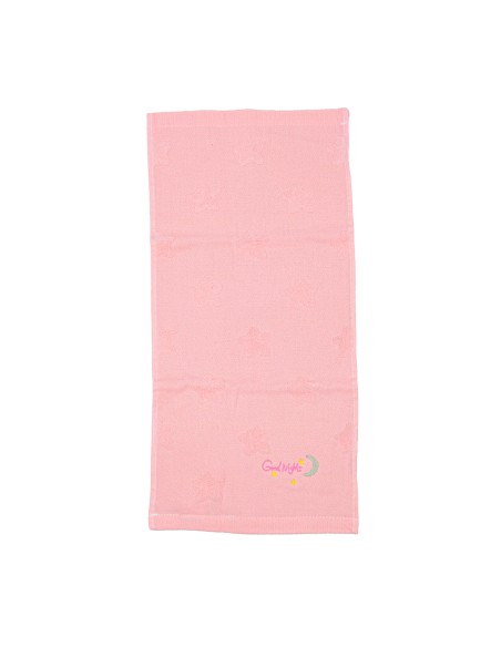 Serviette Visage Enfant Starry Night - Rose