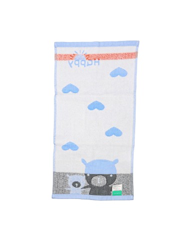 Serviette Visage Enfant Baby Bear - Bleue