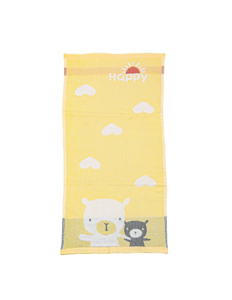 Serviette Visage Enfant Baby Bear - Jaune