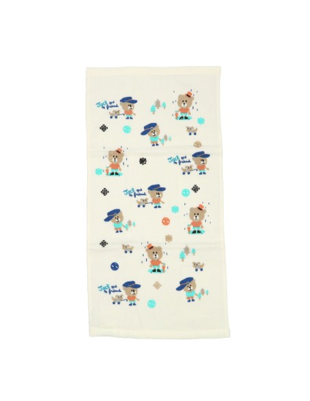 Serviette en Gaze Double Épaisseur pour Enfants (Jaune)