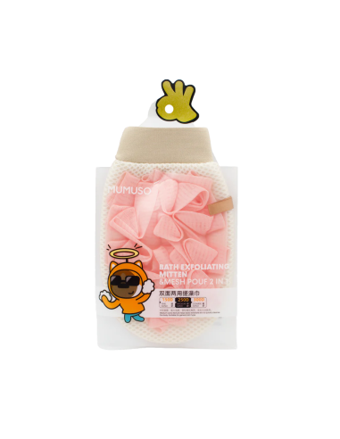 Gant & Éponge Exfoliants 2-en-1