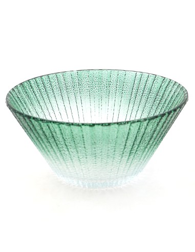 Saladier en Verre Texturé Transparent (Dégradé...