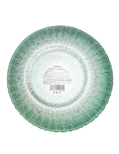 Saladier en Verre Texturé Transparent (Dégradé...