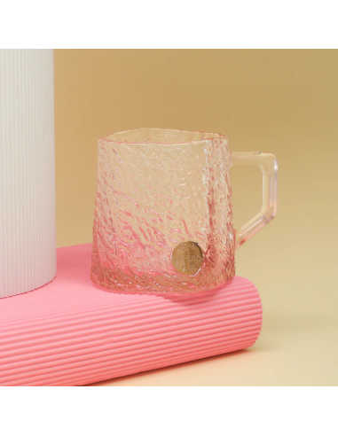 Tasse en Verre Fleur de cerisier - Rose - 260 ml