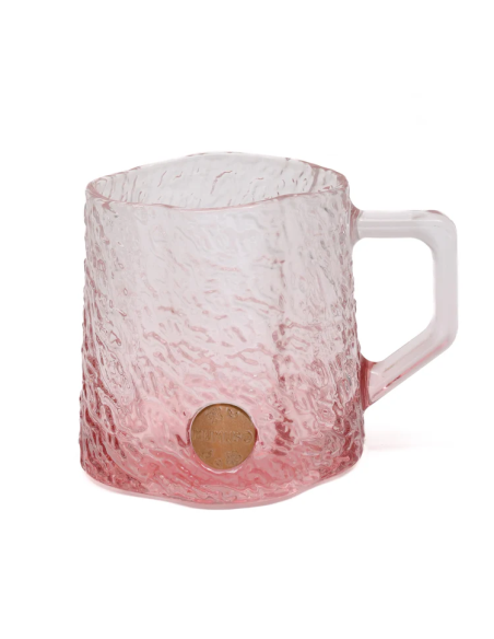 Tasse en Verre Fleur de cerisier - Rose - 260 ml