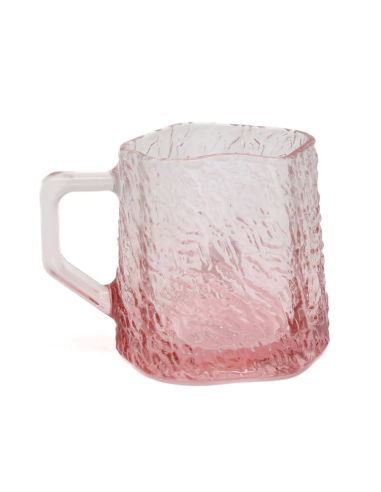 Tasse en Verre Fleur de cerisier - Rose - 260 ml