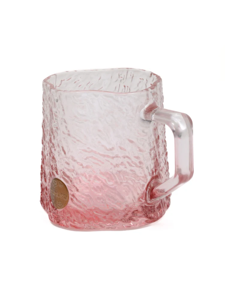 Tasse en Verre Fleur de cerisier - Rose - 260 ml