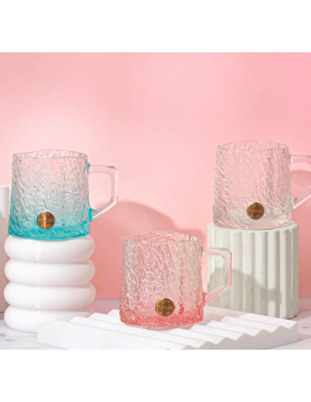 Tasse en Verre Fleur de cerisier - Transparente - 260 ml