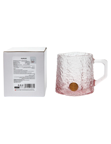 Tasse en Verre Fleur de cerisier - Rose - 260 ml