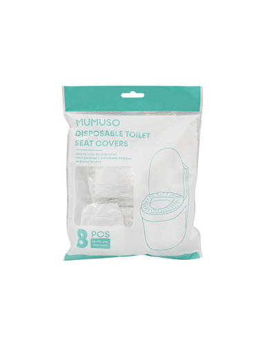 Housses de Siège de Toilettes Jetables - Lot de 8