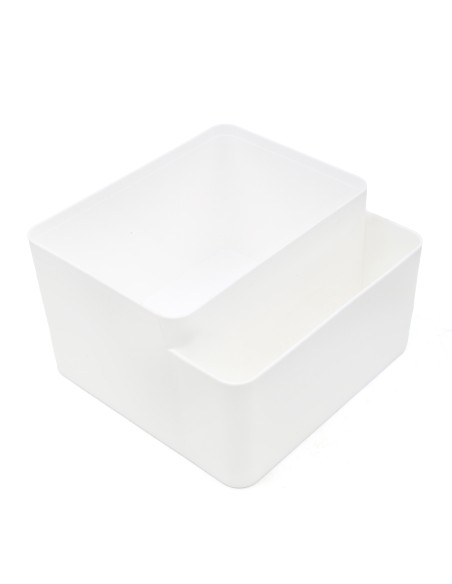 Boîte de Rangement Multifonctions avec Couvercle Bambou