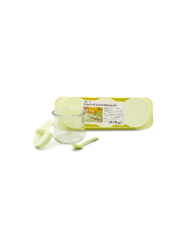 Coffret de 3 Pots à Épices Design Cactus