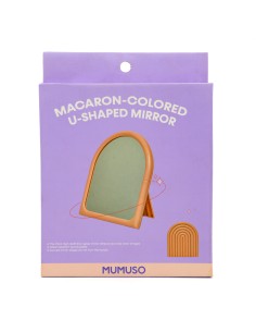 Miroir de Maquillage en U Rose Macaron