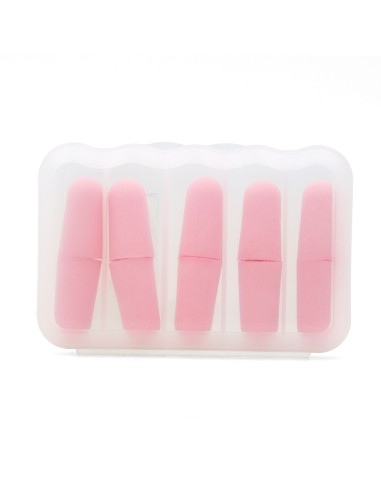 Bouchons d'Oreilles Mousse Mémoire 5 Paires - Rose