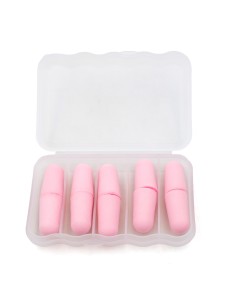 Bouchons d'Oreilles Mousse Mémoire 5 Paires - Rose