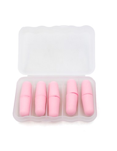 Bouchons d'Oreilles Mousse Mémoire 5 Paires - Rose
