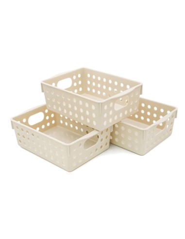 Set de 3 Paniers de Rangement Multifonctionnels...