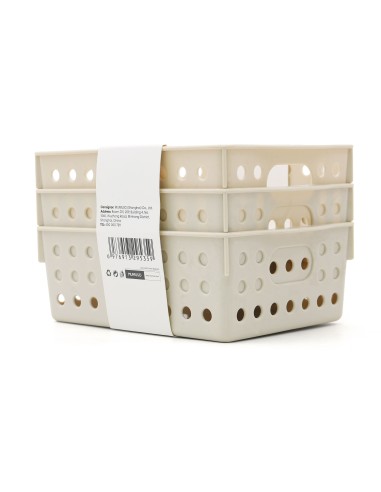 Set de 3 Paniers de Rangement Multifonctionnels...