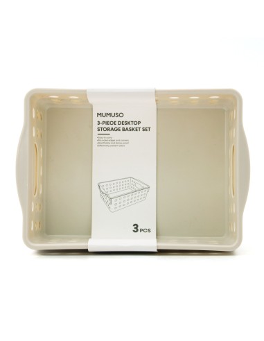 Set de 3 Paniers de Rangement Multifonctionnels...