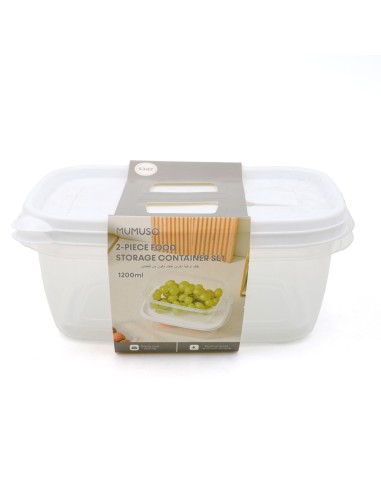 Set de 2 Boîtes de Conservation Alimentaire...