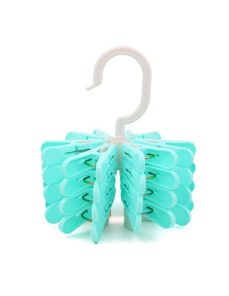 Lot de 24 Pinces à Linge dans un Seau