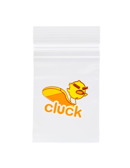 Sacs Ziplock Cluck (Xs/30 Pièces)