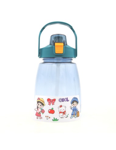 Gourde Sport Grande Capacité 1100 ml avec Paille